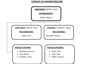 Consejo de Administración desde 15 de noviembre de 2014