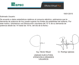 Carta Epec, 19 de enero, reduccion voluntaria demanda