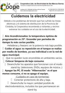 Cuidemos la electricidad